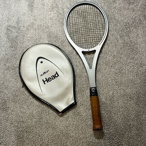 Head Arthur Ashe Competition Medal Retro Vintage Racquet w/cover Richmond VA